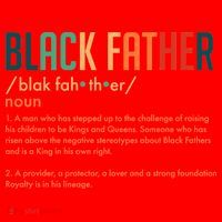 Definition Of A Black Father  Santa Hat thumb 1