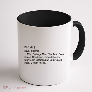 Definition Of A Dad Coffee Mug back