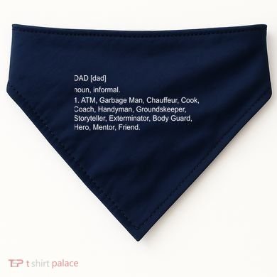 Definition Of A Dad USA-Made Doggie Bandana