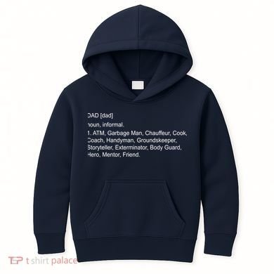 Definition Of A Dad Kids Hoodie