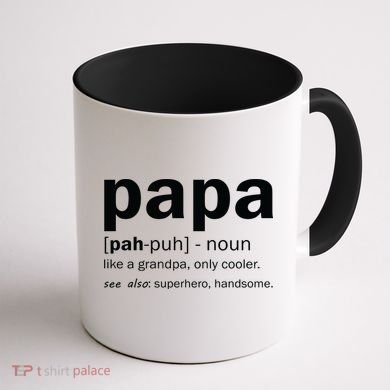 Definition Of A Papa Coffee Mug back