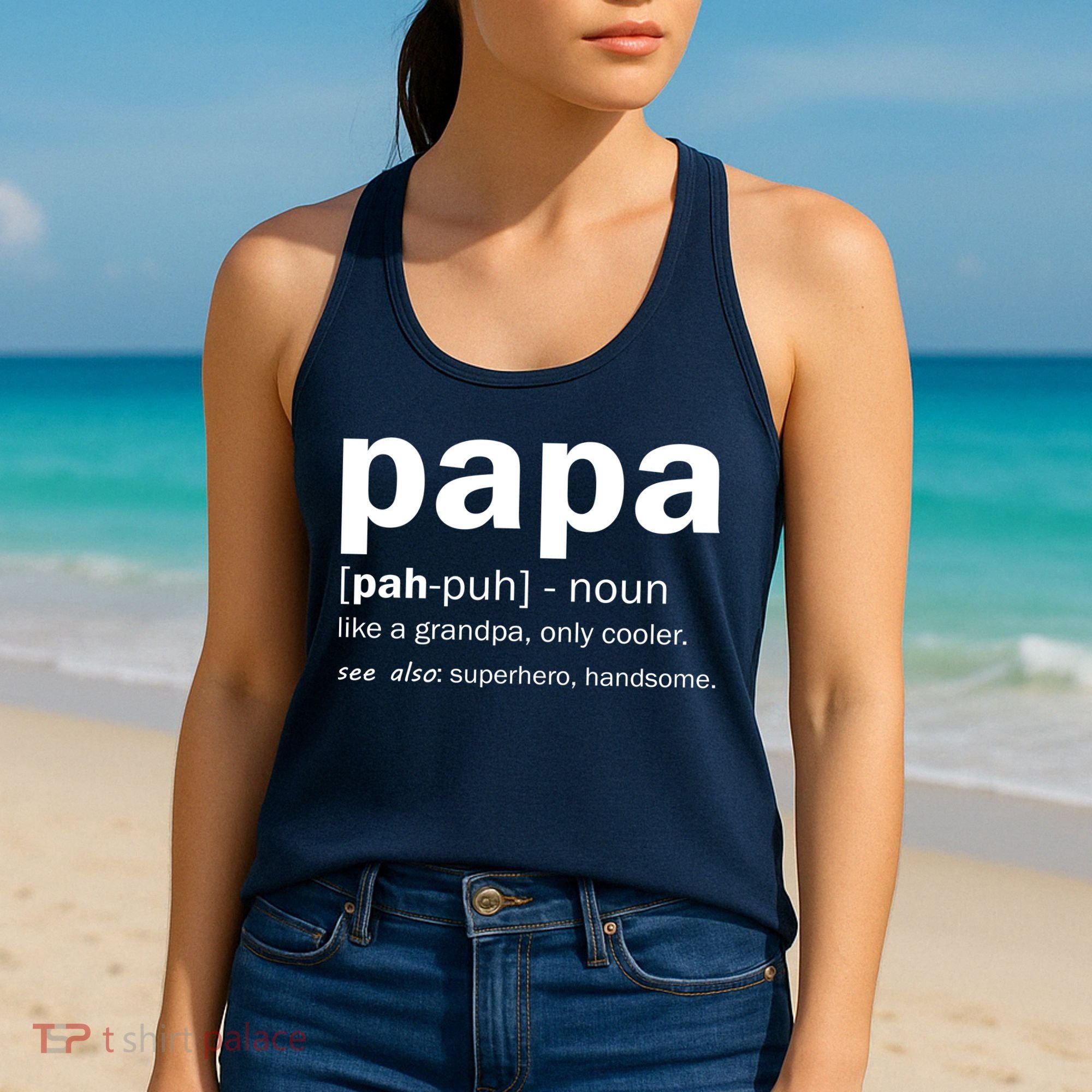 Definition Of A Papa Women's Tank Top
