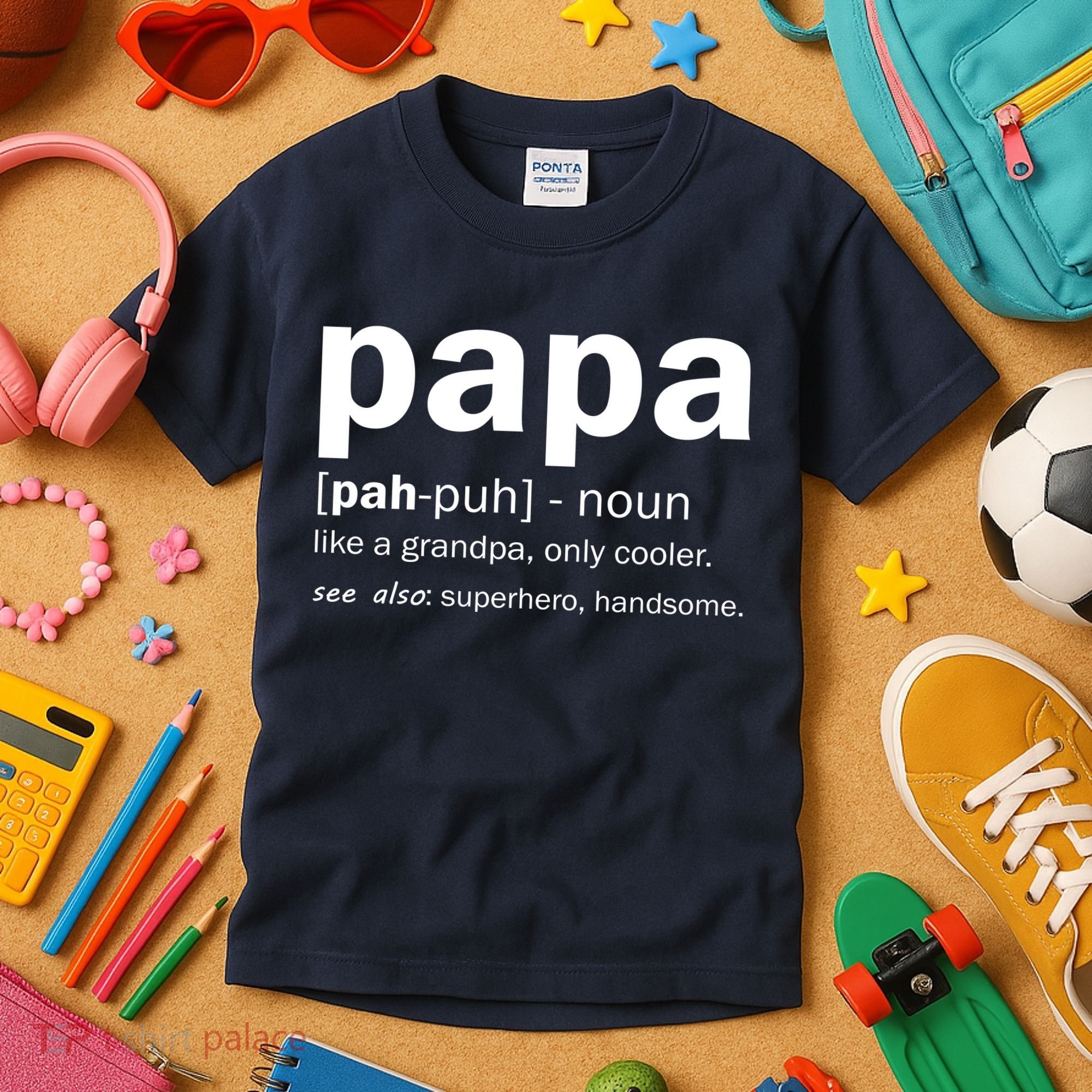 Definition Of A Papa Kids T-Shirt