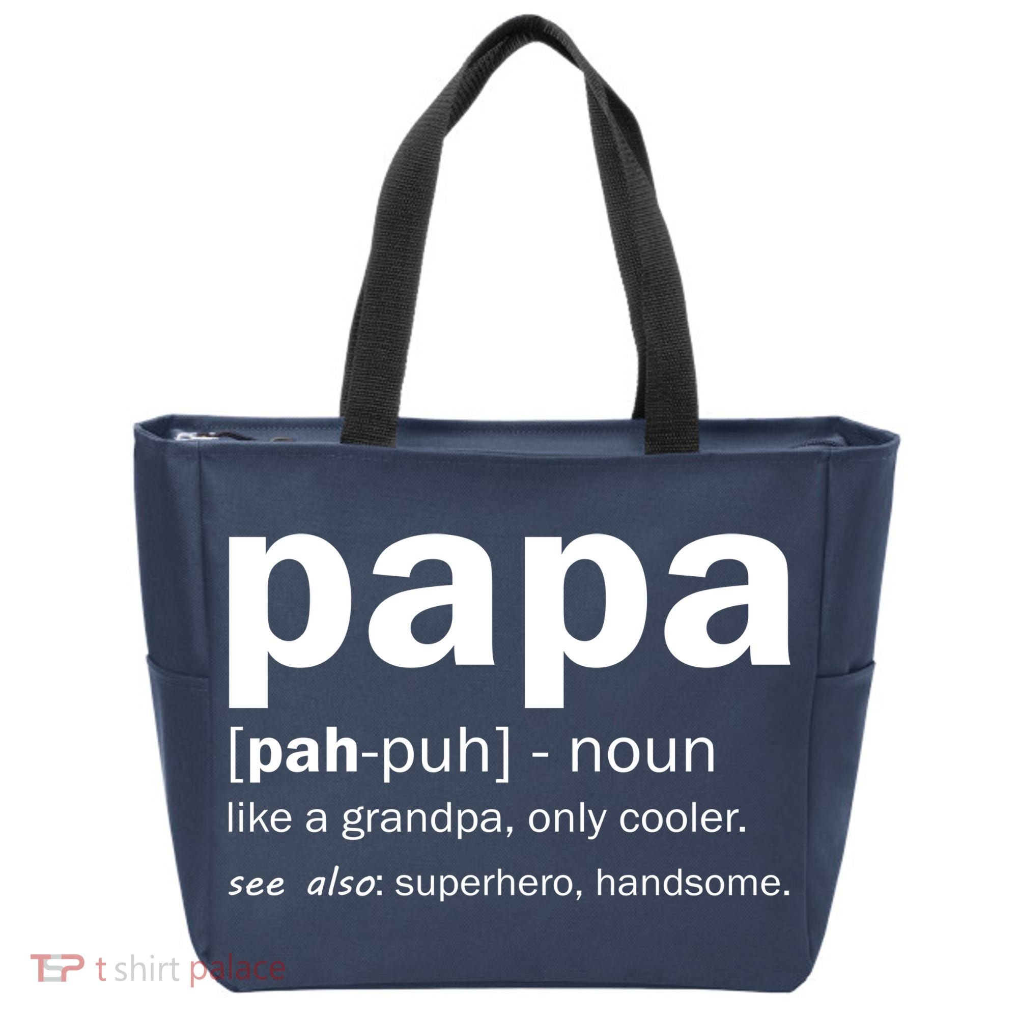 Definition Of A Papa Tote Bag