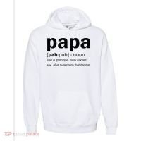 Definition Of A Papa Comfort Colors Garment-Dyed Hooded Sweatshirt thumb 0