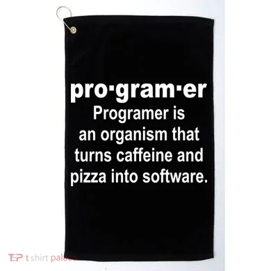Definition of A Programmer Golf Towel