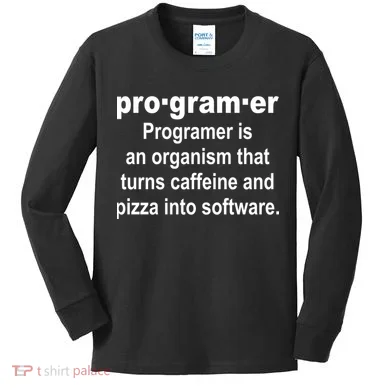 Definition of A Programmer Kids Long Sleeve Shirt