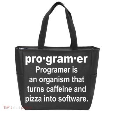 Definition of A Programmer Tote Bag