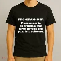Definition of A Programmer Funny Coffee T-Shirt thumb 3