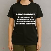 Definition of A Programmer Funny Coffee T-Shirt thumb 4