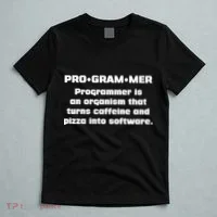 Definition of A Programmer Funny Coffee T-Shirt thumb 5