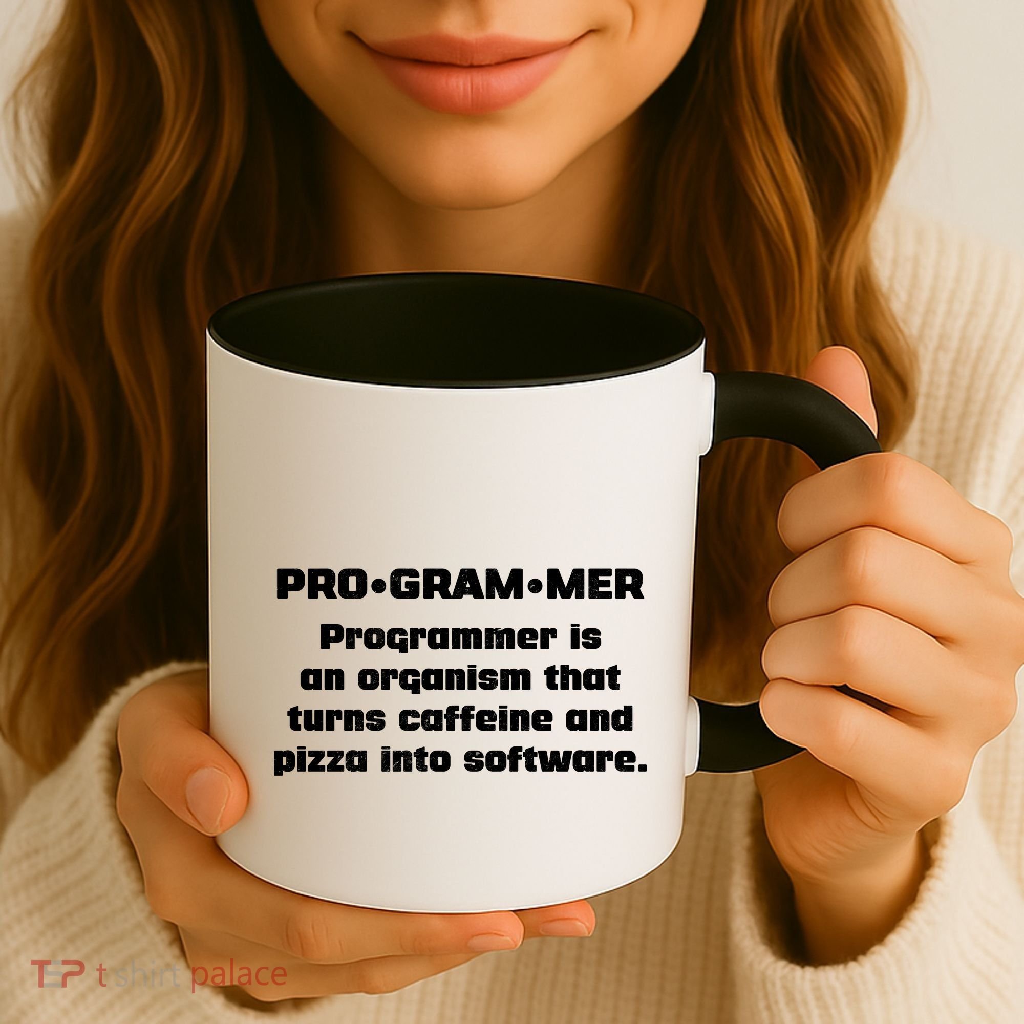 Definition of A Programmer Funny Coffee Coffee Mug
