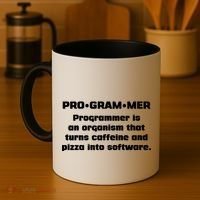 Definition of A Programmer Funny Coffee Coffee Mug thumb 4