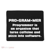 Definition of A Programmer Funny Coffee Mousepad thumb 0