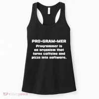 Definition of A Programmer Funny Coffee Women's Tank Top thumb 0