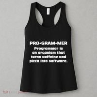 Definition of A Programmer Funny Coffee Women's Tank Top thumb 3