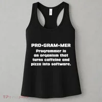 Definition of A Programmer Funny Coffee Women's Tank Top thumb 3