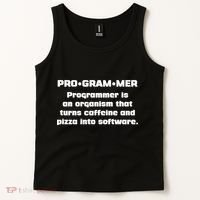 Definition of A Programmer Funny Coffee Tank Top thumb 2