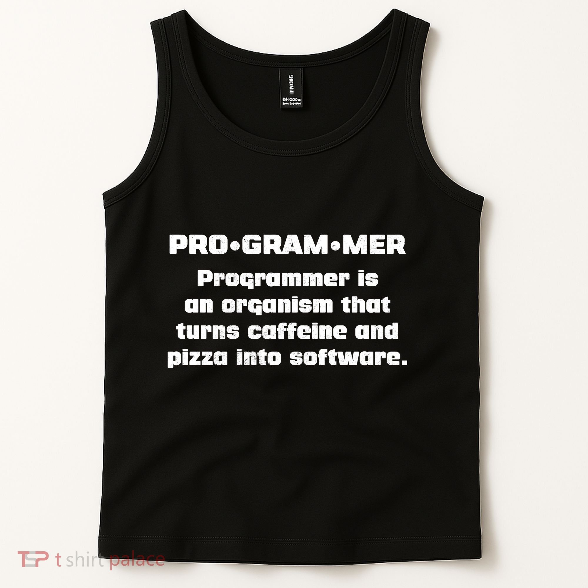 Definition of A Programmer Funny Coffee Tank Top