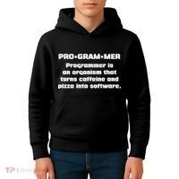 Definition of A Programmer Funny Coffee Kids Hoodie thumb 4