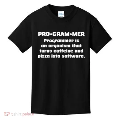 Definition of A Programmer Funny Coffee Kids T-Shirt