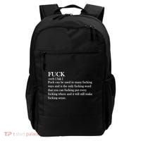 Definition Of F*ck Backpack thumb 0
