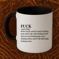 Definition Of F*ck Coffee Mug thumb 2