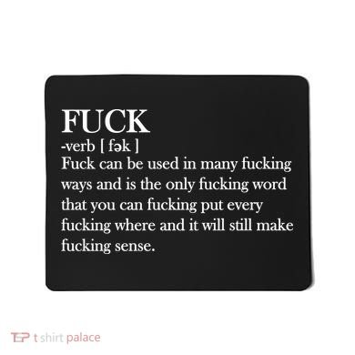Definition Of F*ck Mousepad