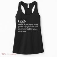Definition Of F*ck Women's Tank Top thumb 0