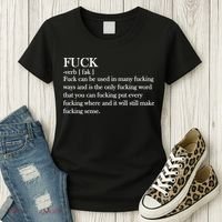 Definition Of F*ck Women's T-Shirt thumb 3
