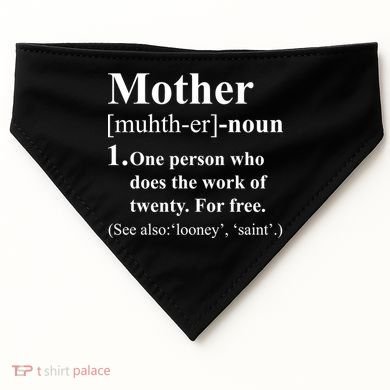 Definition Of Mother USA-Made Doggie Bandana