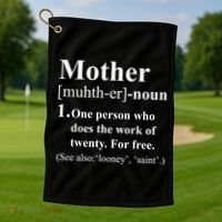 Definition Of Mother Golf Towel thumb 1