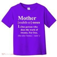 Definition Of Mother Toddler T-Shirt thumb 0