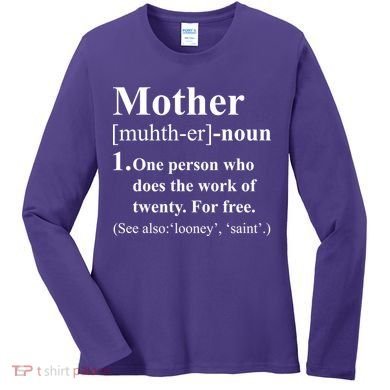 Definition Of Mother Women's Long Sleeve Shirt