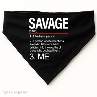 Definition Of Savage USA-Made Doggie Bandana
