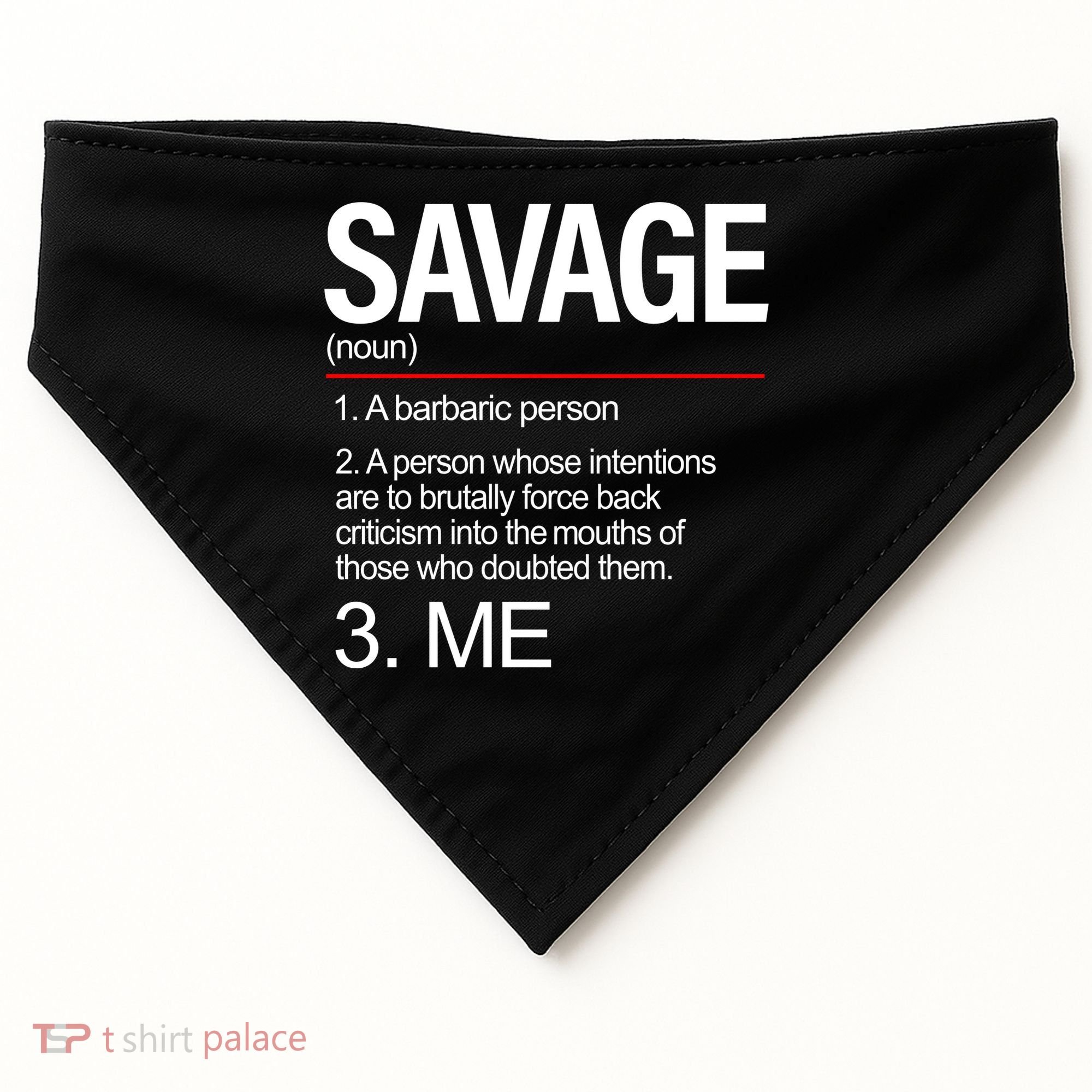 Definition Of Savage USA-Made Doggie Bandana