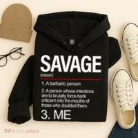 Definition Of Savage Hoodie thumb 4