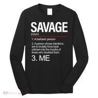 Definition Of Savage Long Sleeve Shirt thumb 0