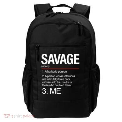 Definition Of Savage Backpack