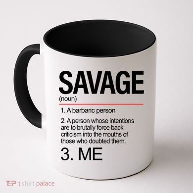 Definition Of Savage Coffee Mug