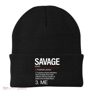 Definition Of Savage Beanie