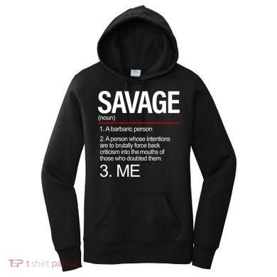 Definition Of Savage Women's Hoodie