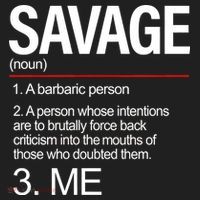 Definition Of Savage Tumbler thumb 3
