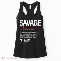 Definition Of Savage Women's Tank Top thumb 0