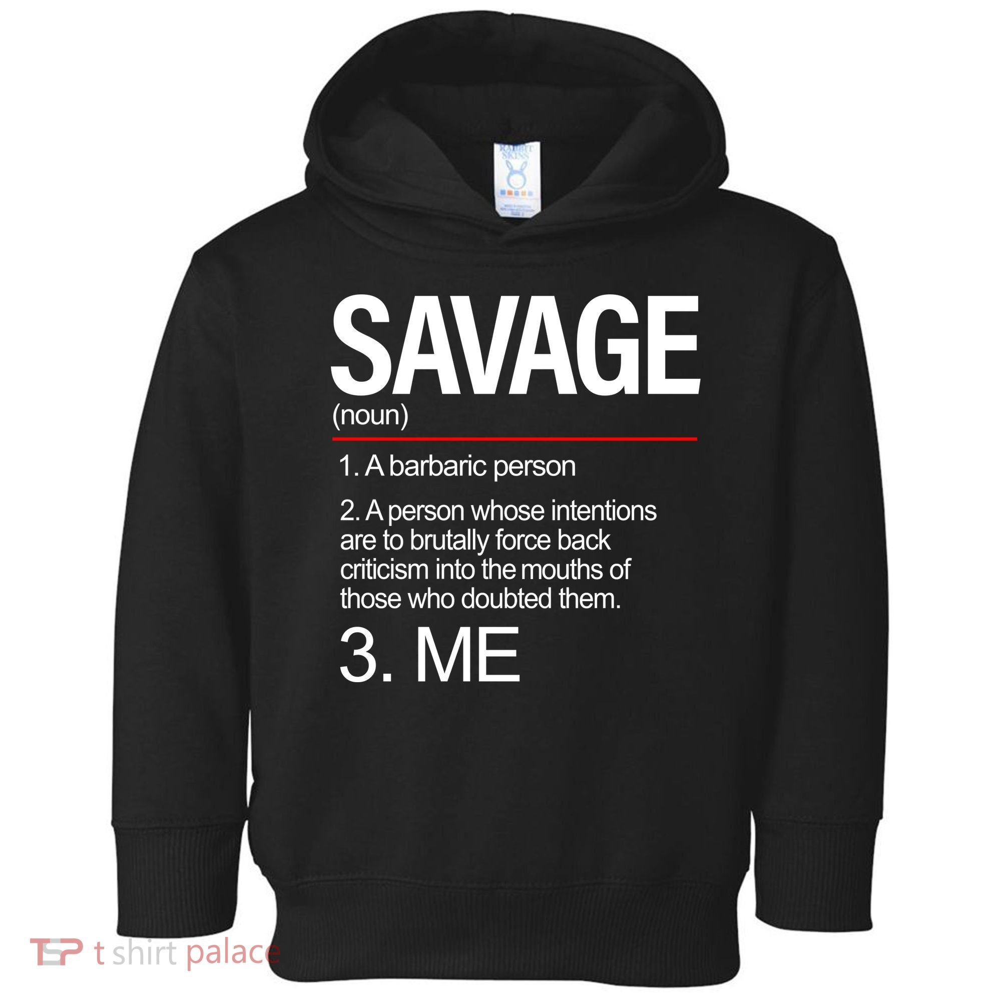Definition Of Savage Toddler Hoodie