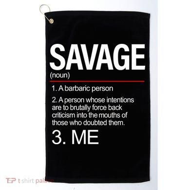 Definition Of Savage Golf Towel