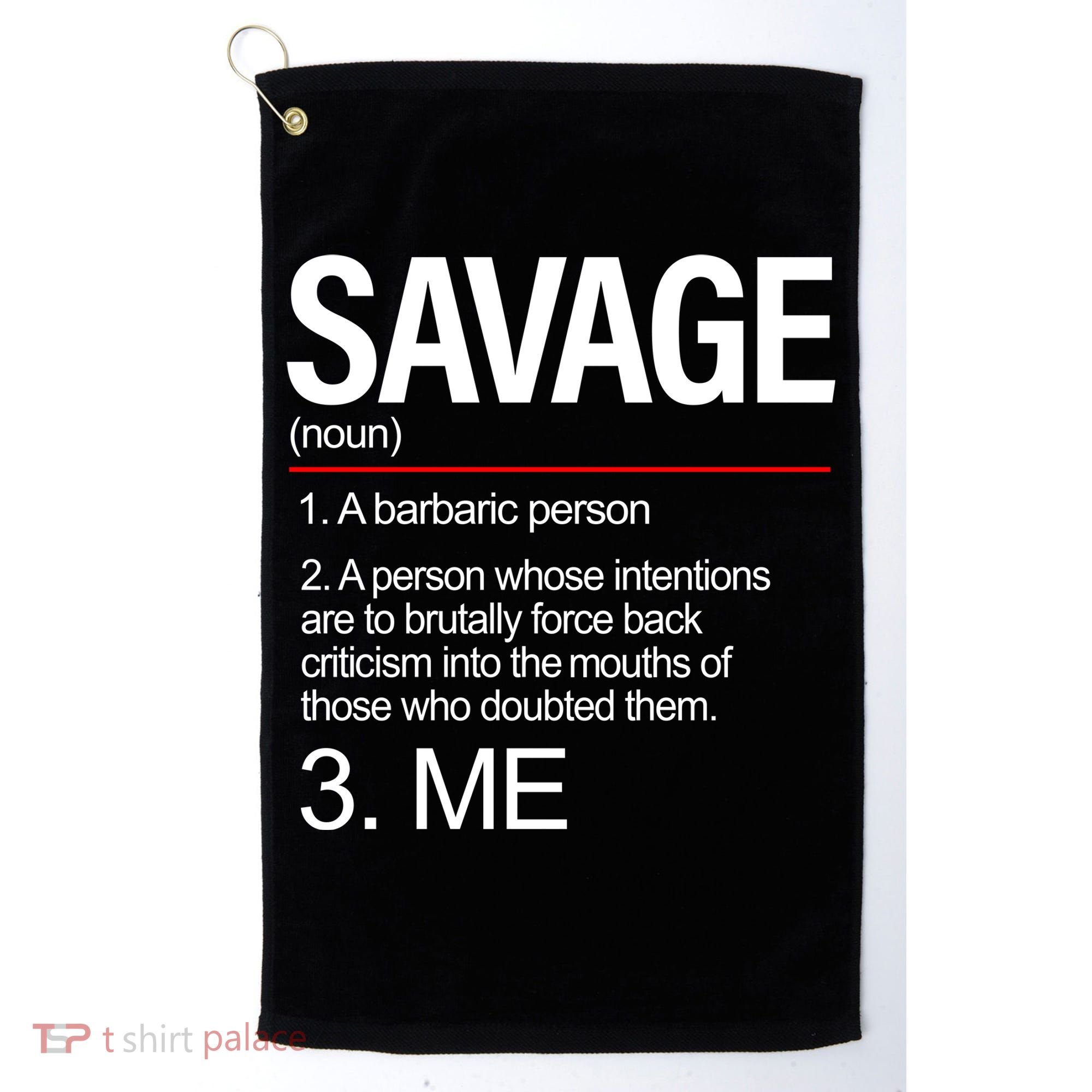 Definition Of Savage Golf Towel