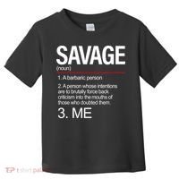 Definition Of Savage Toddler T-Shirt thumb 0