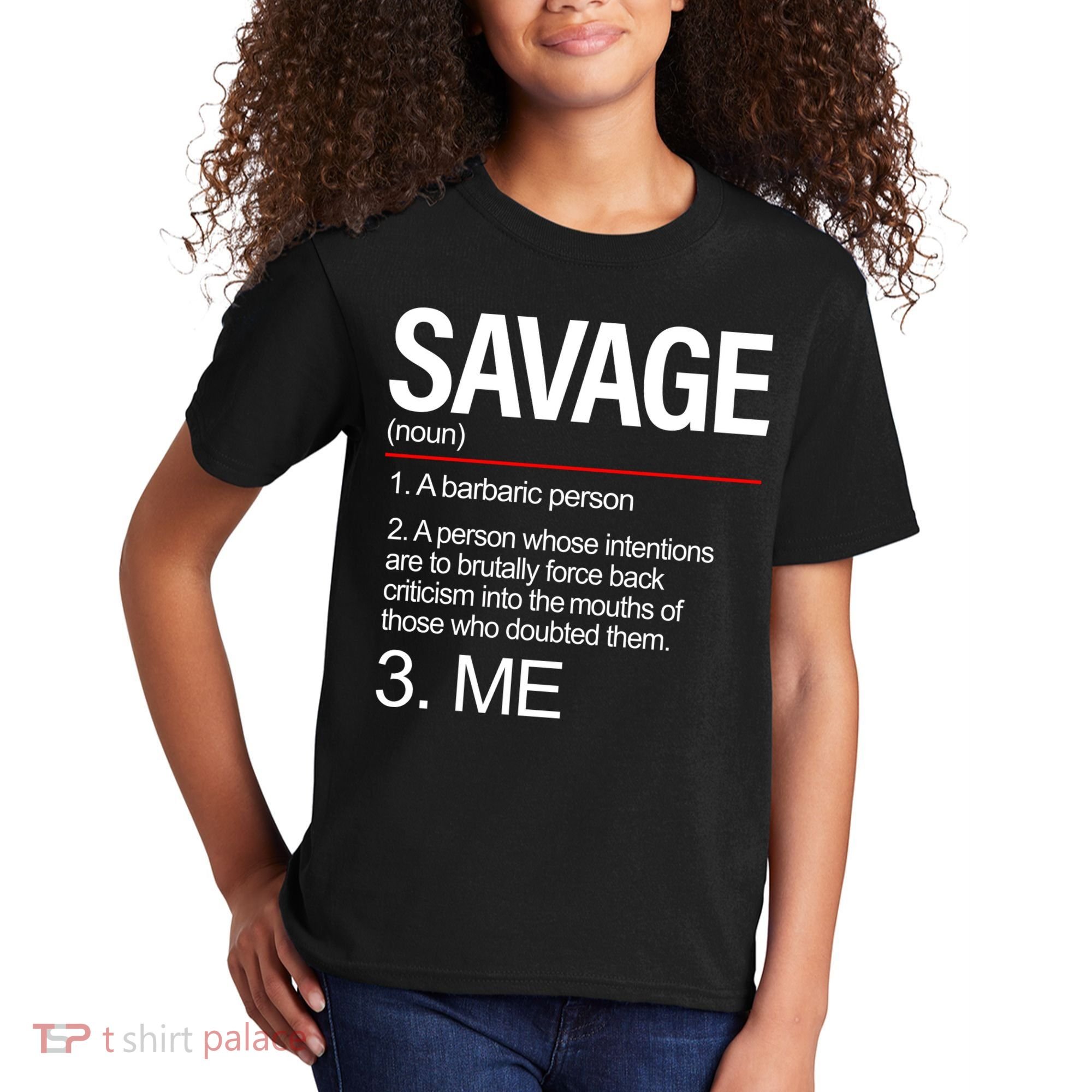 Definition Of Savage Kids T-Shirt