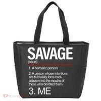 Definition Of Savage Tote Bag thumb 0